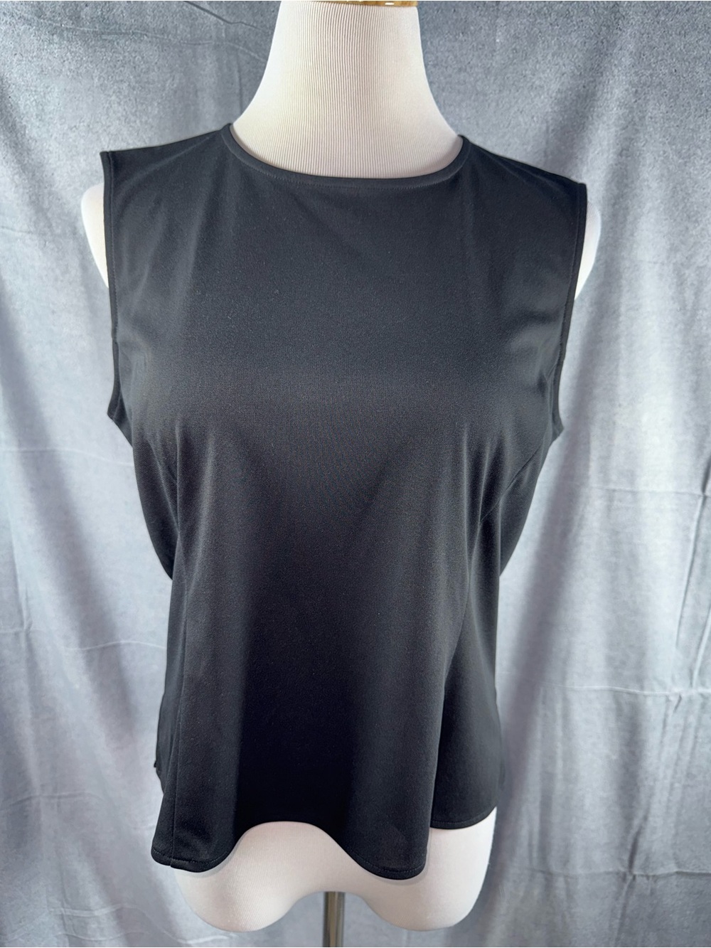 2479-Vintage Pendleton Black Sleeveless Tank Top